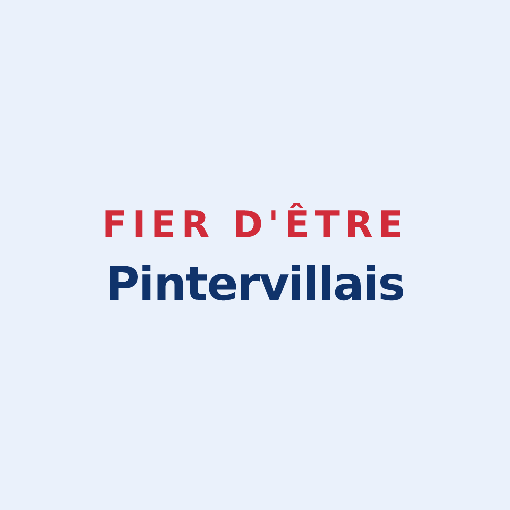 Sticker « Fier d'être Pintervillais » — design pour Pinterville