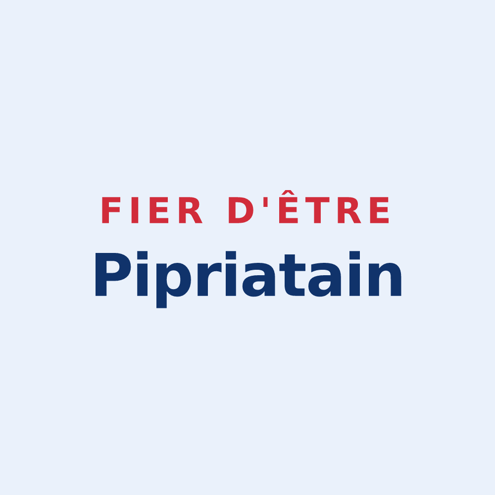 Sticker « Fier d'être Pipriatain » — design pour Pipriac