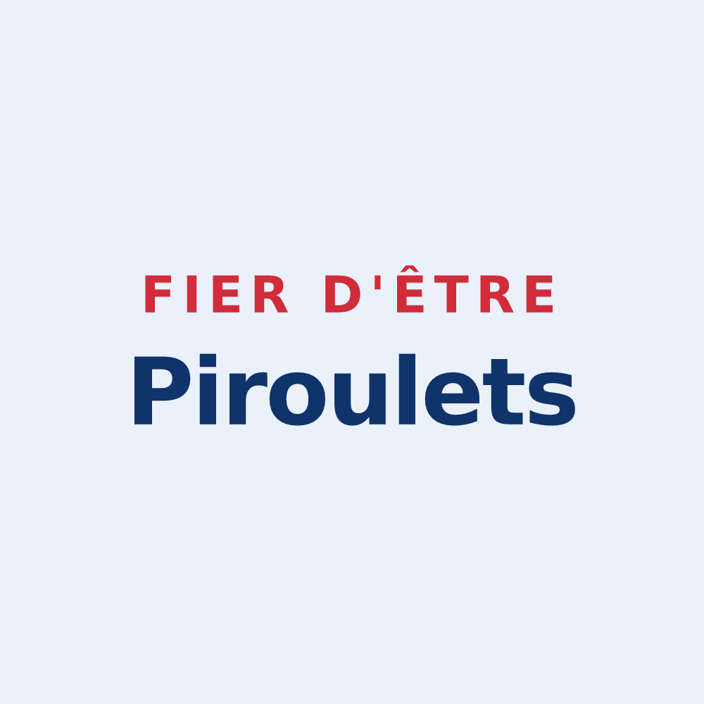 Sticker « Fier d'être Piroulets » — design pour Pirey