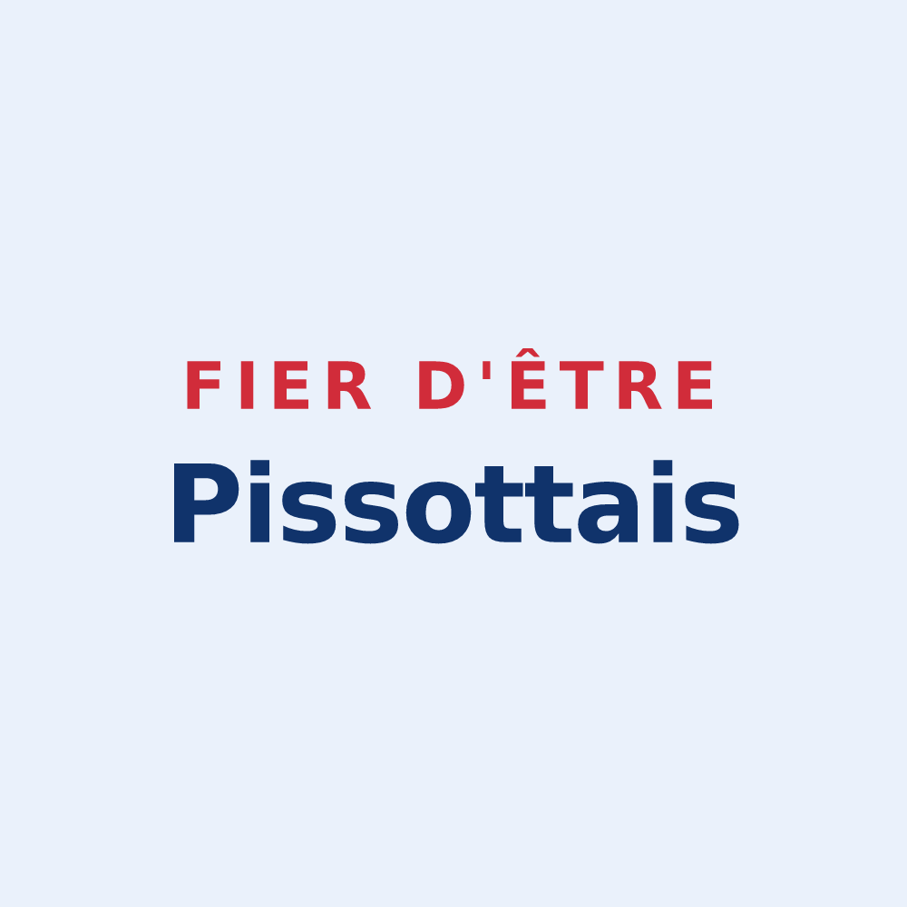Sticker « Fier d'être Pissottais » — design pour Pissotte