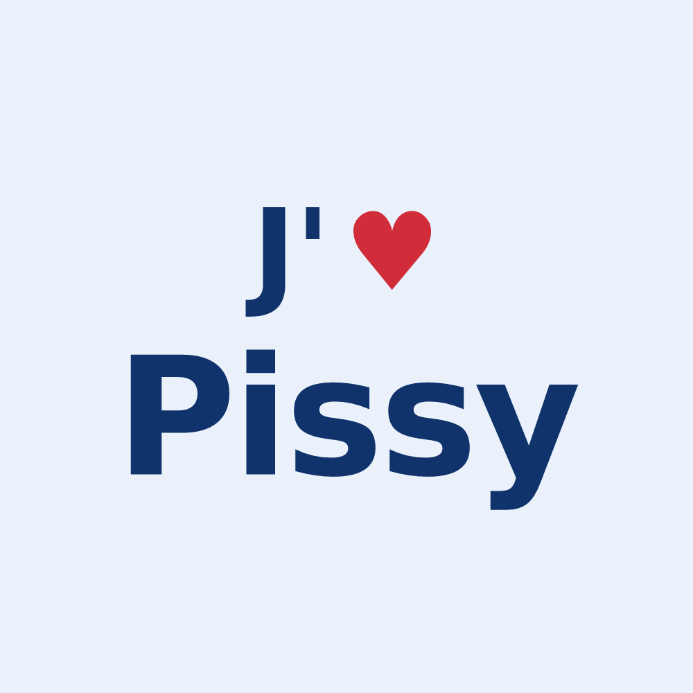 Sticker personnalisé Pissy — design J'aime Pissy