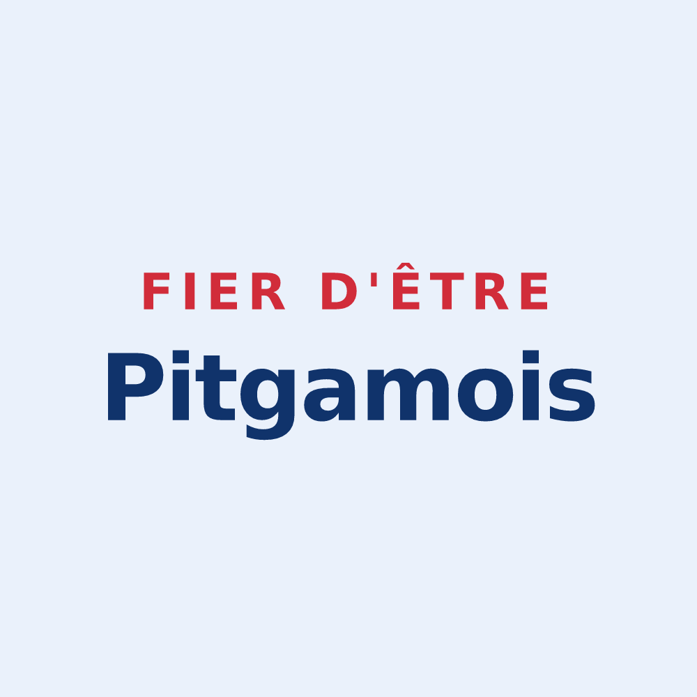 Sticker « Fier d'être Pitgamois » — design pour Pitgam