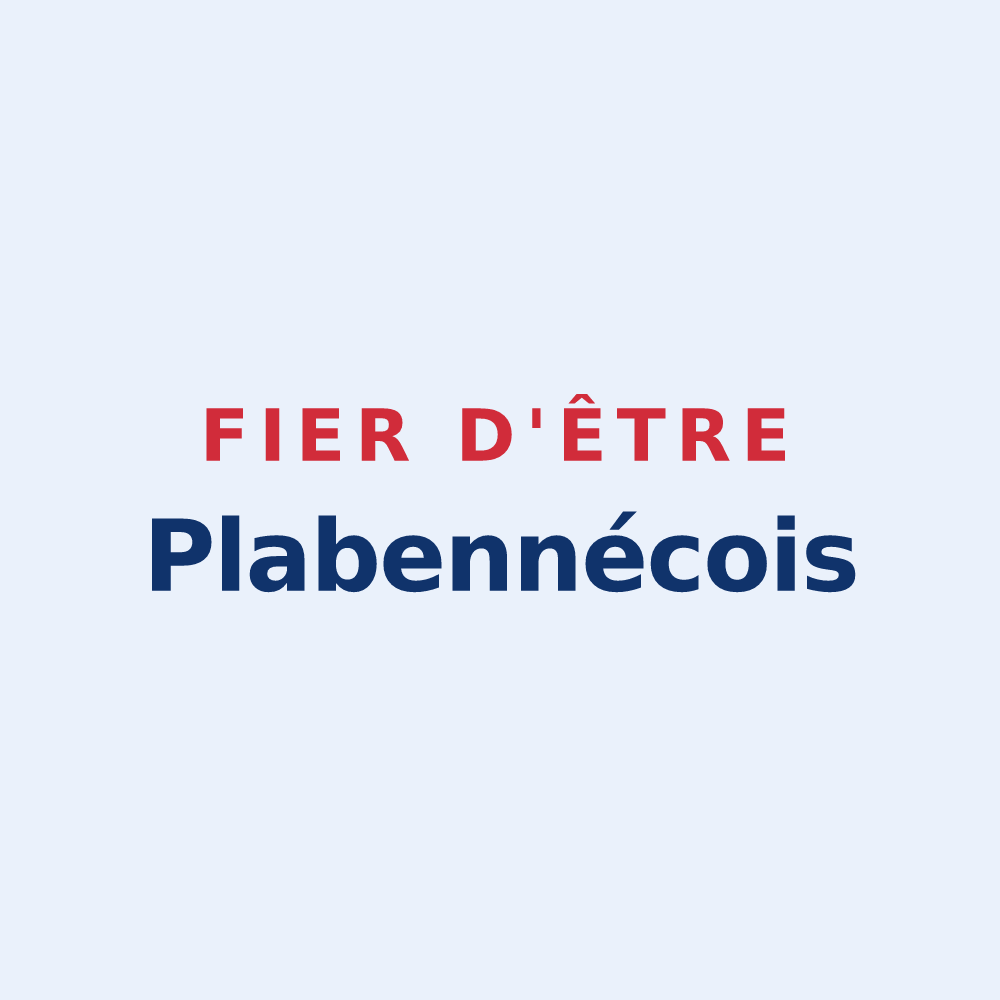 Sticker « Fier d'être Plabennécois » — design pour Plabennec