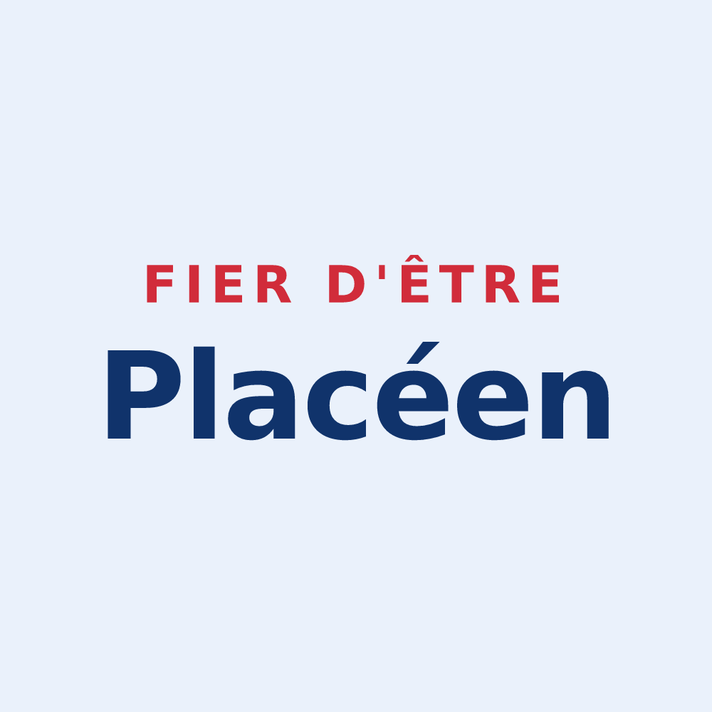 Sticker « Fier d'être Placéen » — design pour Placé