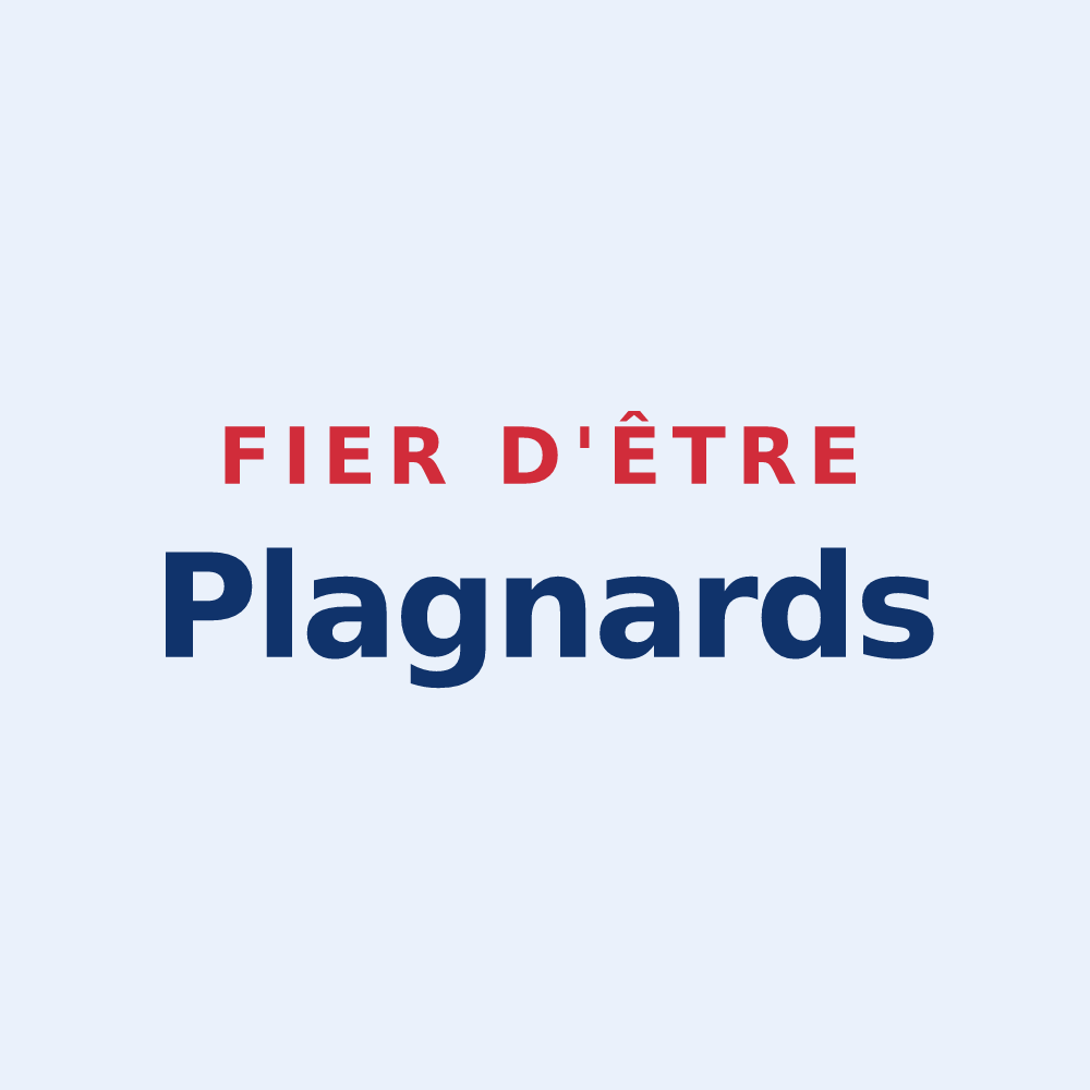 Sticker « Fier d'être Plagnards » — design pour Plagne