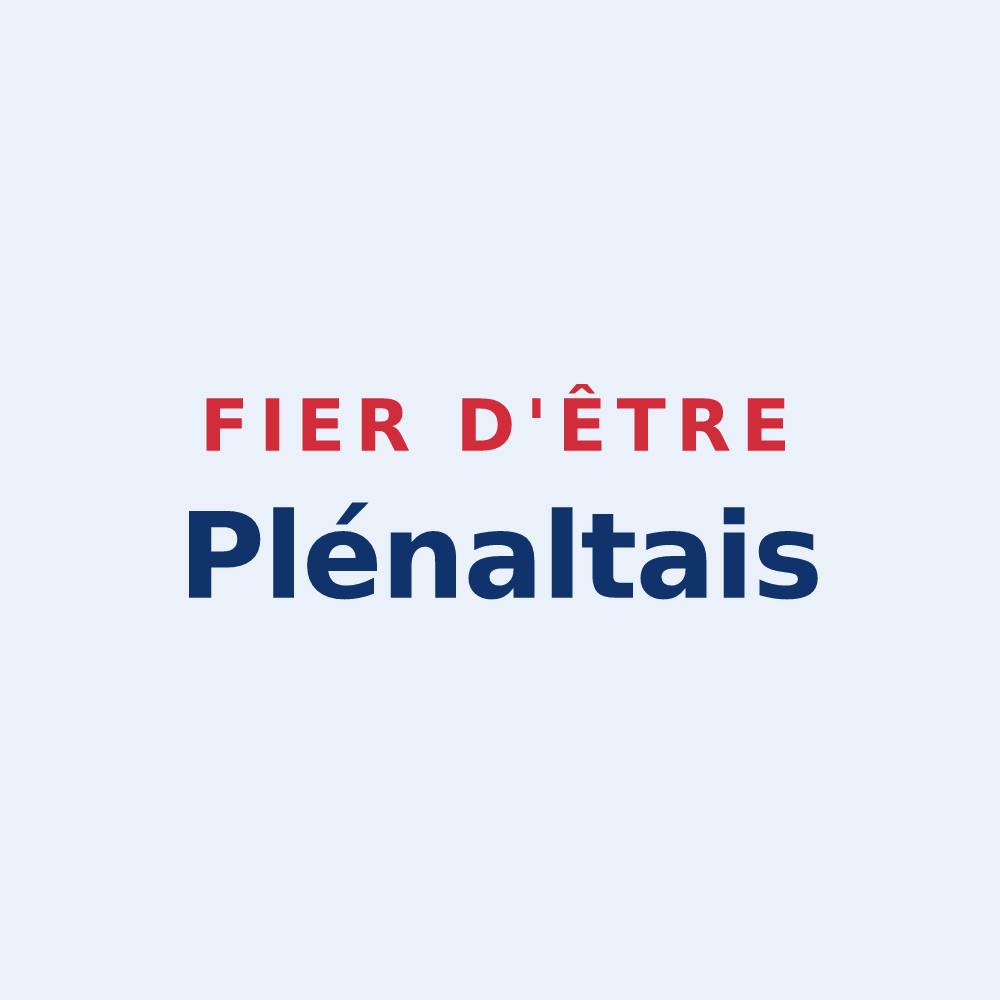 Sticker « Fier d'être Plénaltais » — design pour Plaine-Haute