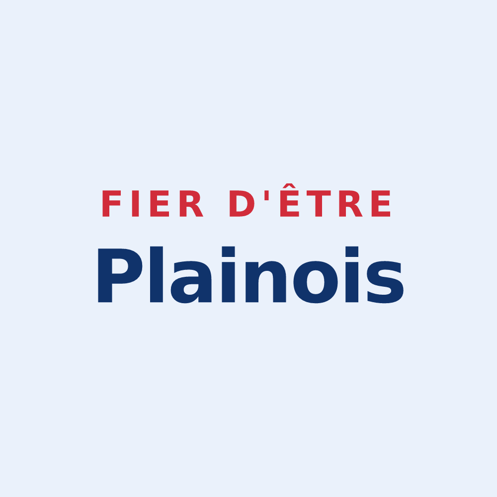 Sticker « Fier d'être Plainois » — design pour Plaines-Saint-Lange