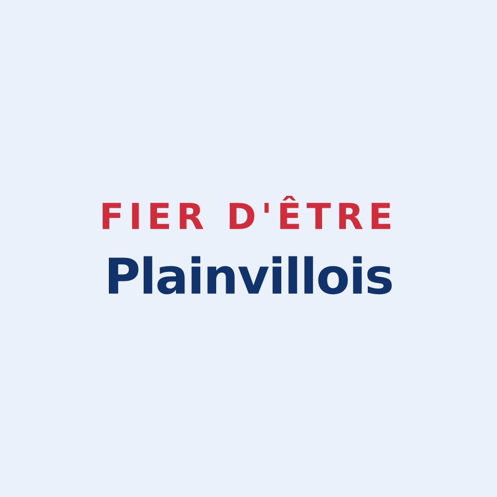 Sticker « Fier d'être Plainvillois » — design pour Plainville