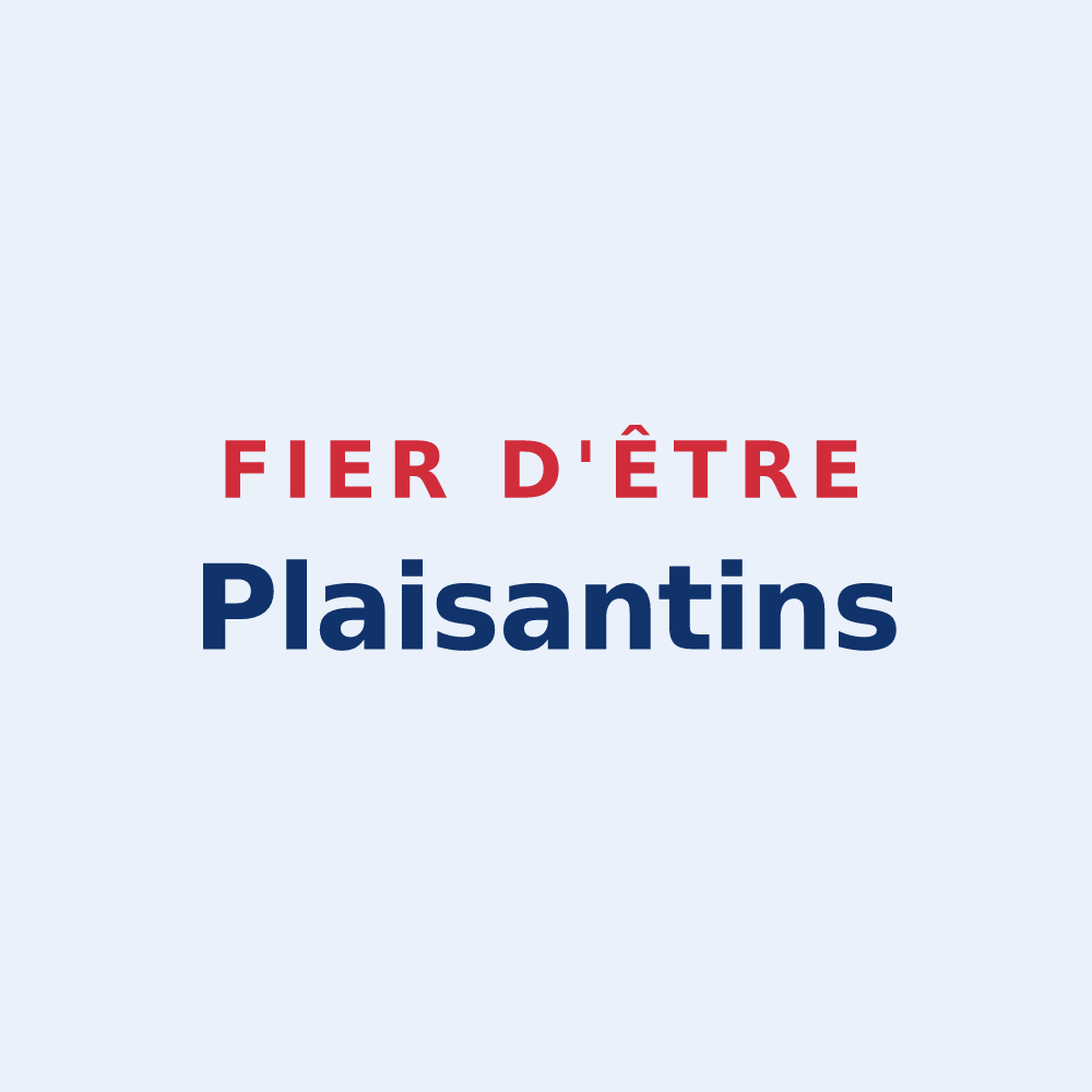 Sticker « Fier d'être Plaisantins » — design pour Plaisance