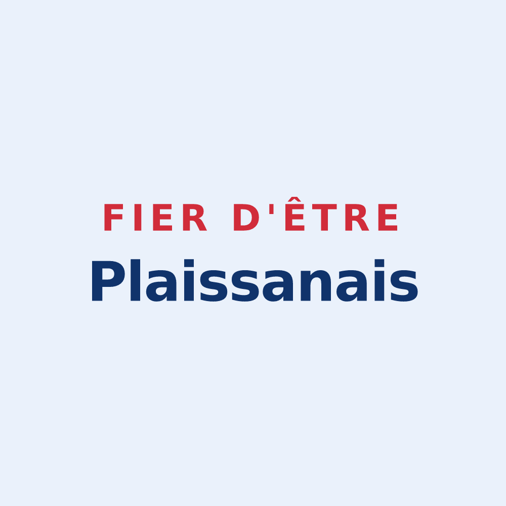Sticker « Fier d'être Plaissanais » — design pour Plaissan