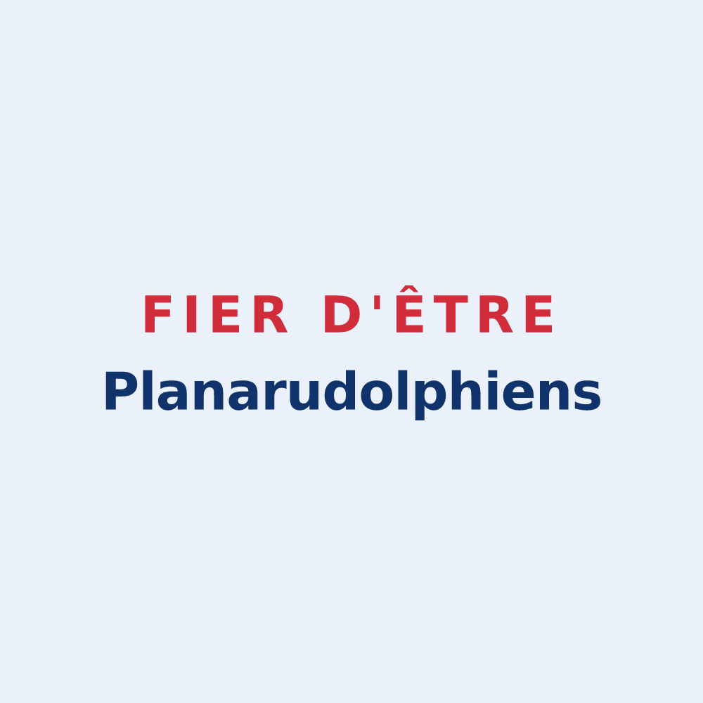 Sticker « Fier d'être Planarudolphiens » — design pour Plan-de-Baix