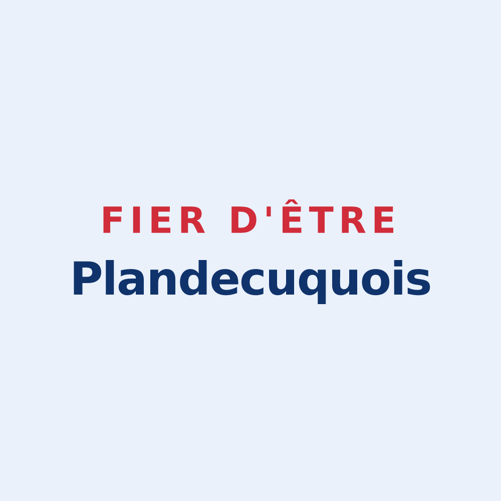 Sticker « Fier d'être Plandecuquois » — design pour Plan-de-Cuques