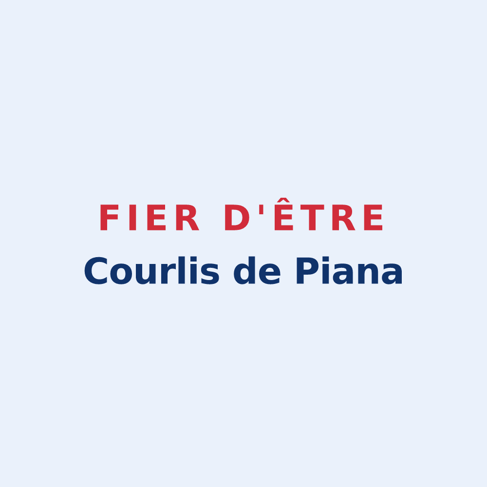 Sticker « Fier d'être Courlis de Piana » — design pour Planay