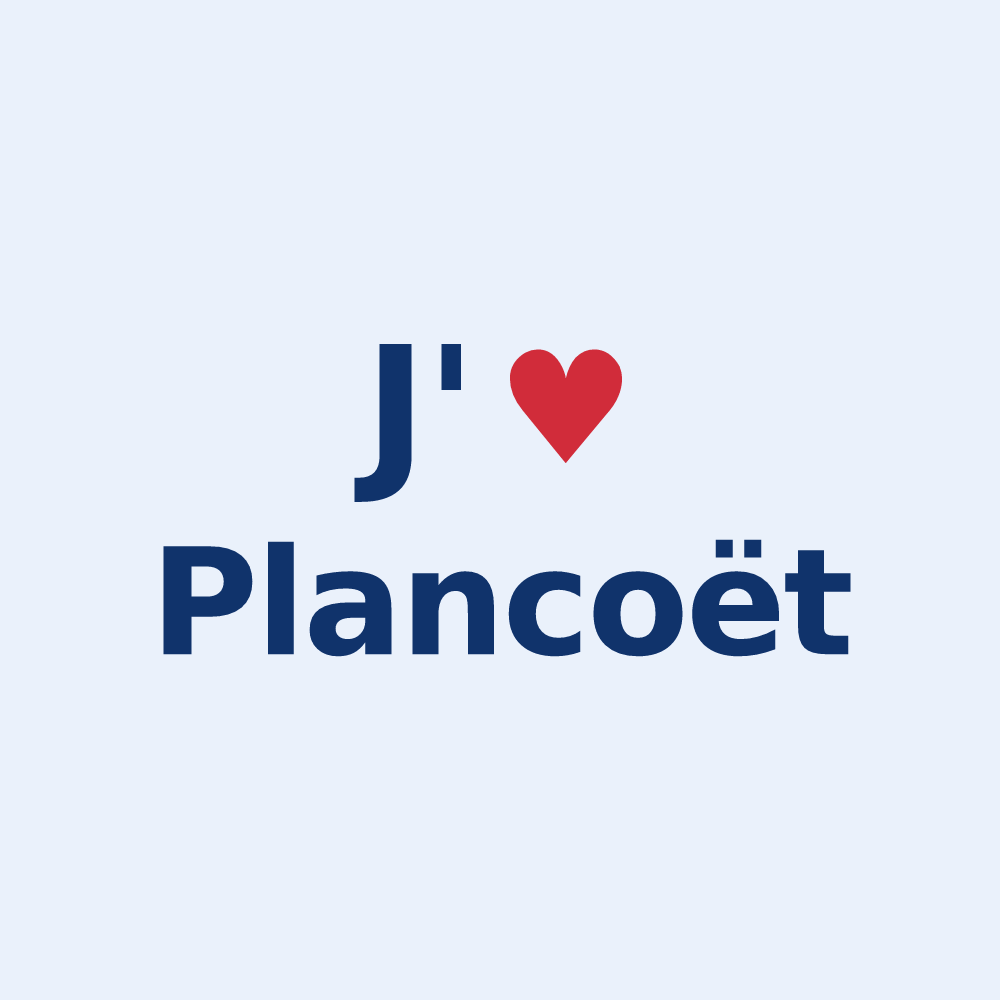 Sticker personnalisé Plancoët — design J'aime Plancoët