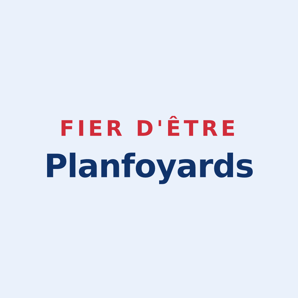 Sticker « Fier d'être Planfoyards » — design pour Planfoy