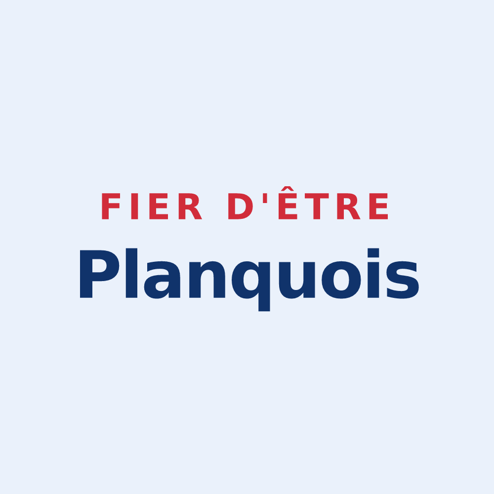 Sticker « Fier d'être Planquois » — design pour Planques