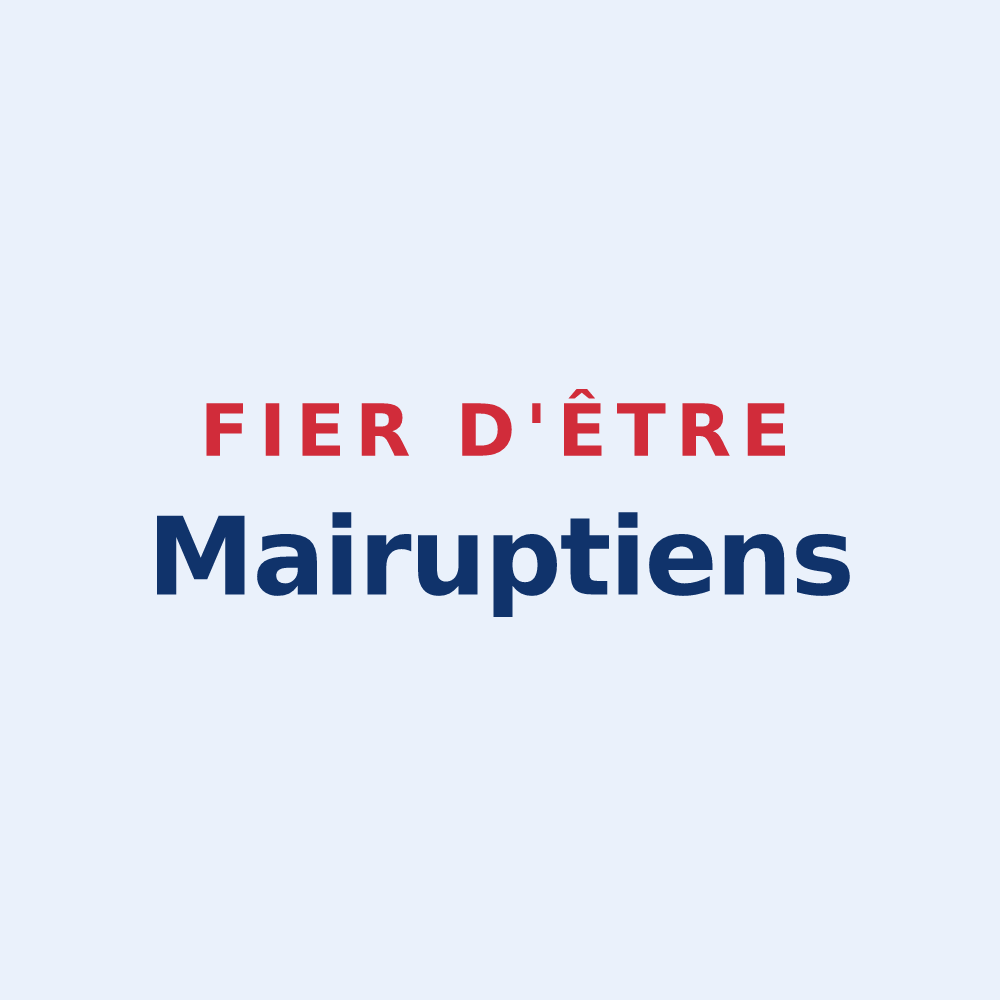 Sticker « Fier d'être Mairuptiens » — design pour Planrupt