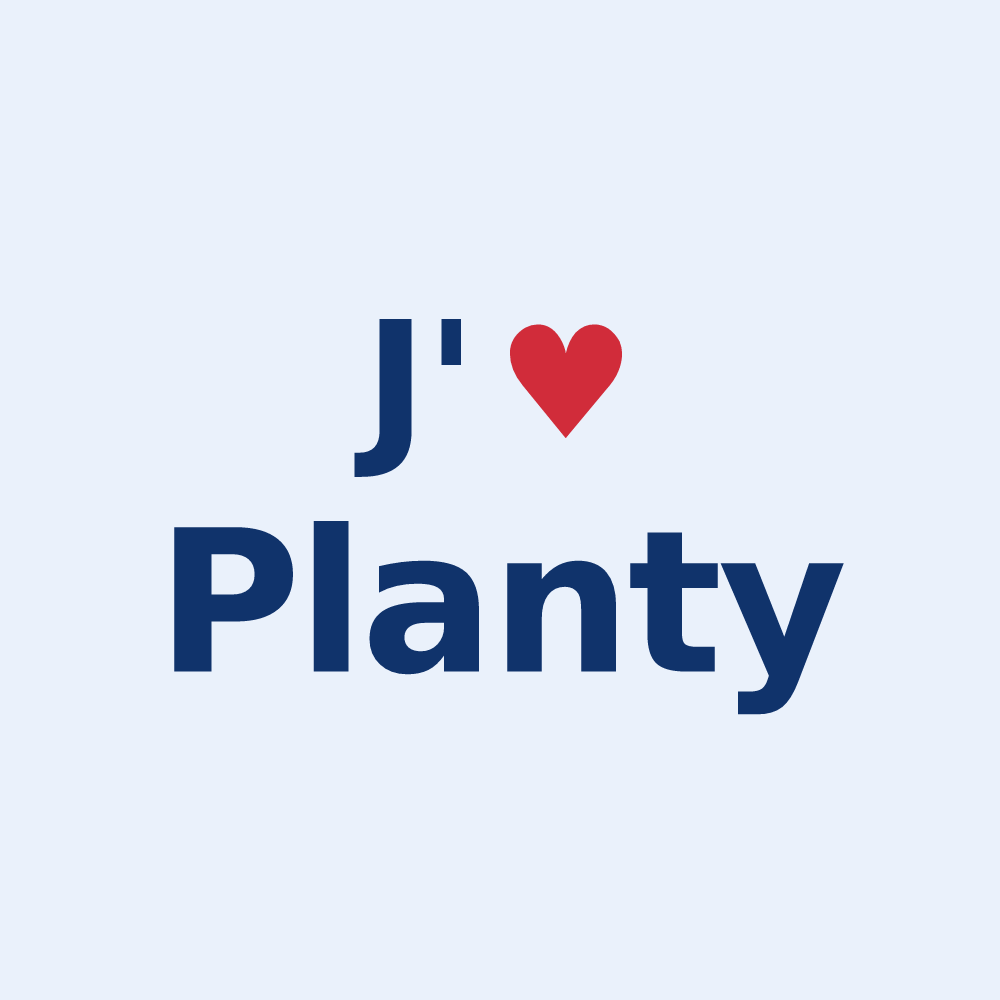 Sticker personnalisé Planty — design J'aime Planty