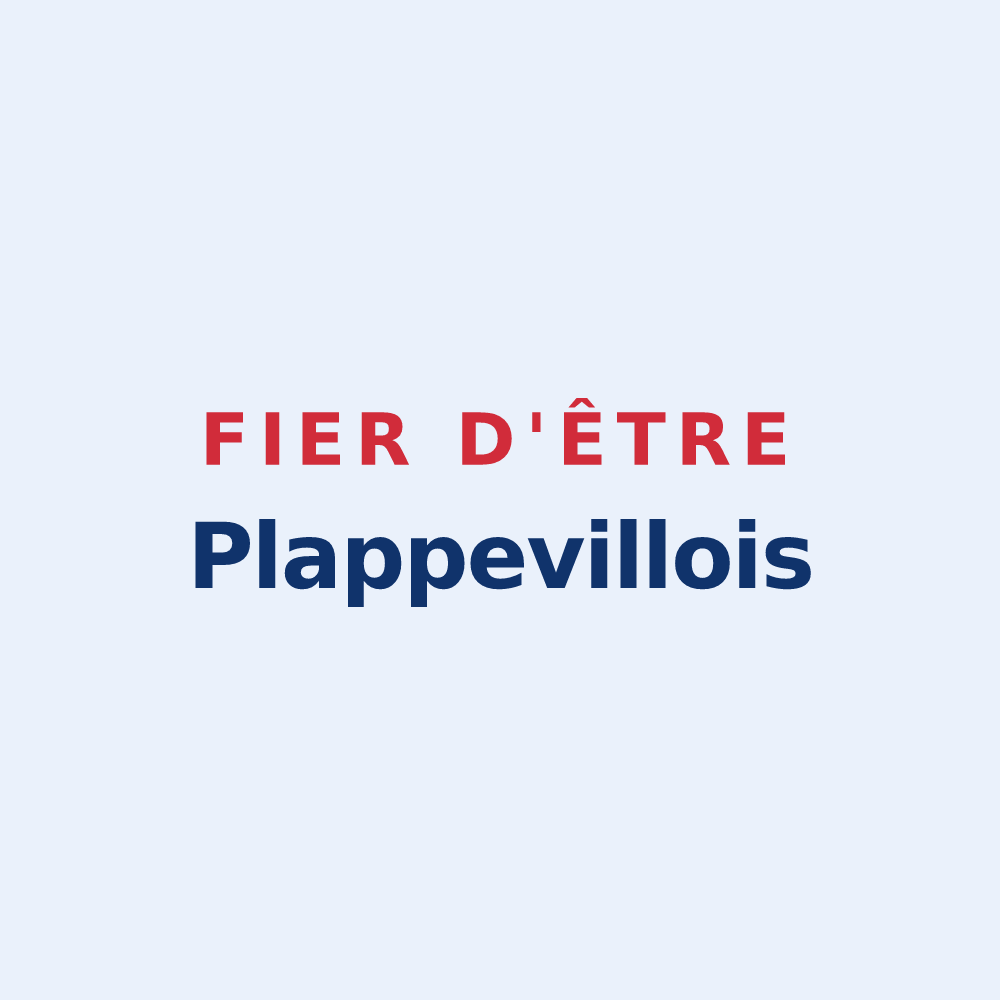 Sticker « Fier d'être Plappevillois » — design pour Plappeville