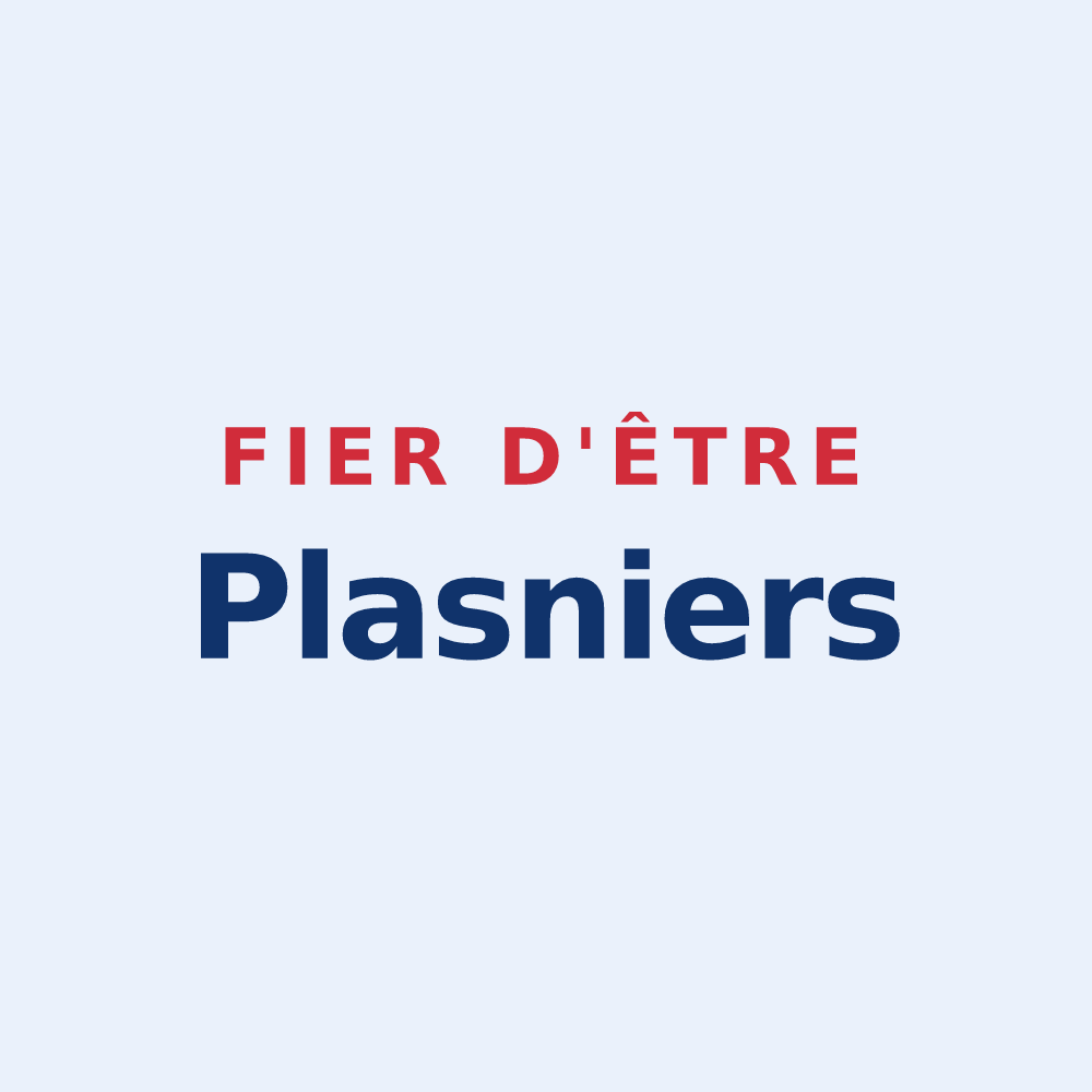 Sticker « Fier d'être Plasniers » — design pour Plasne