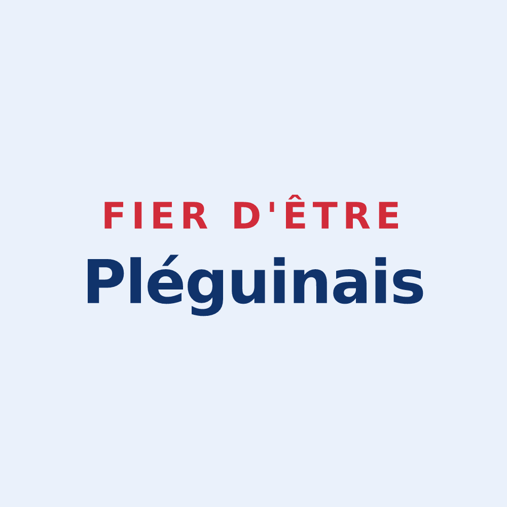 Sticker « Fier d'être Pléguinais » — design pour Pléguien