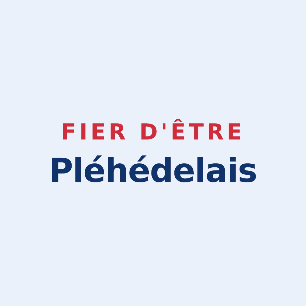 Sticker « Fier d'être Pléhédelais » — design pour Pléhédel