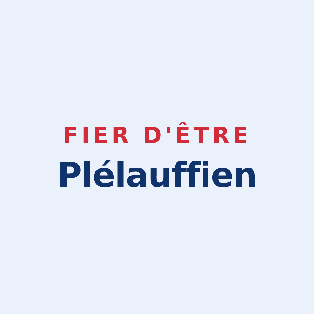 Sticker « Fier d'être Plélauffien » — design pour Plélauff