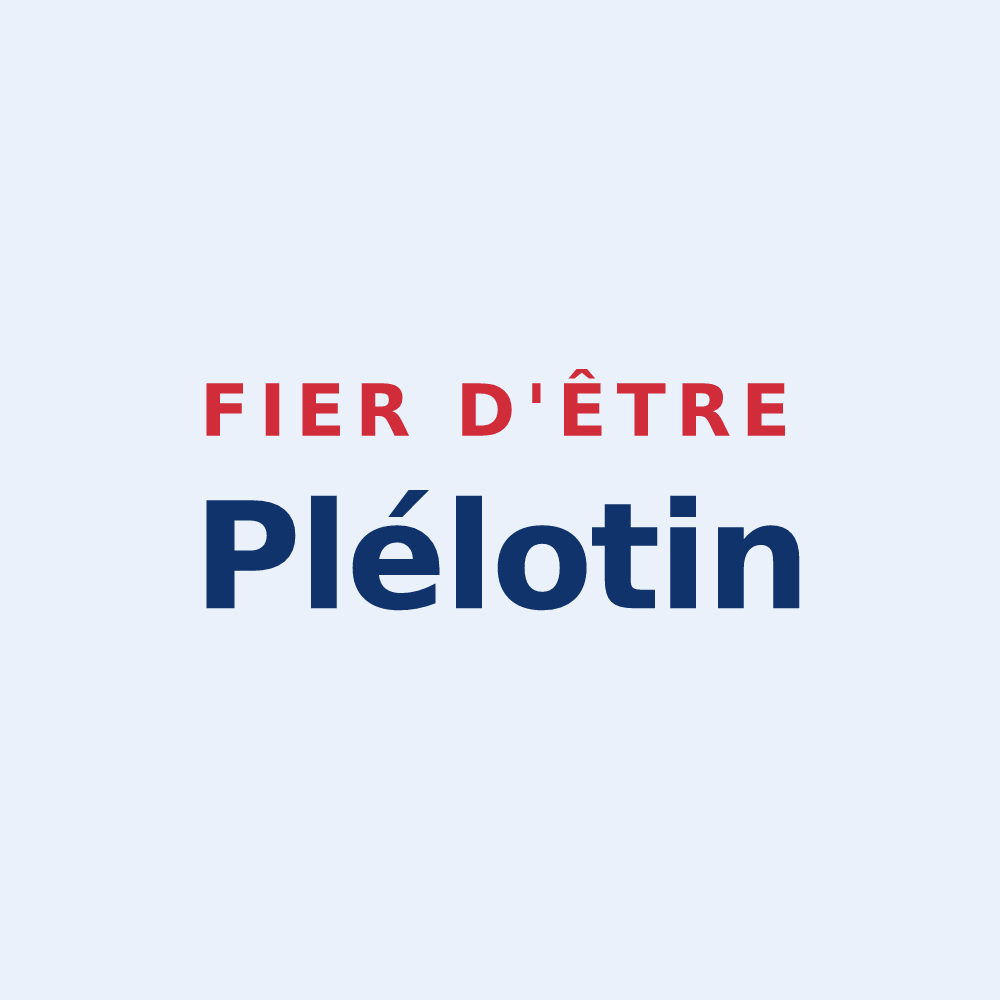 Sticker « Fier d'être Plélotin » — design pour Plélo