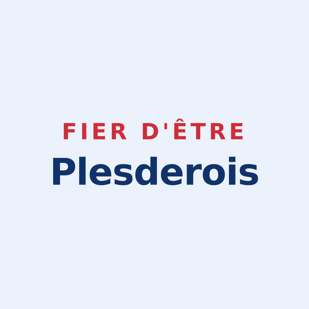 Sticker « Fier d'être Plesderois » — design pour Plesder