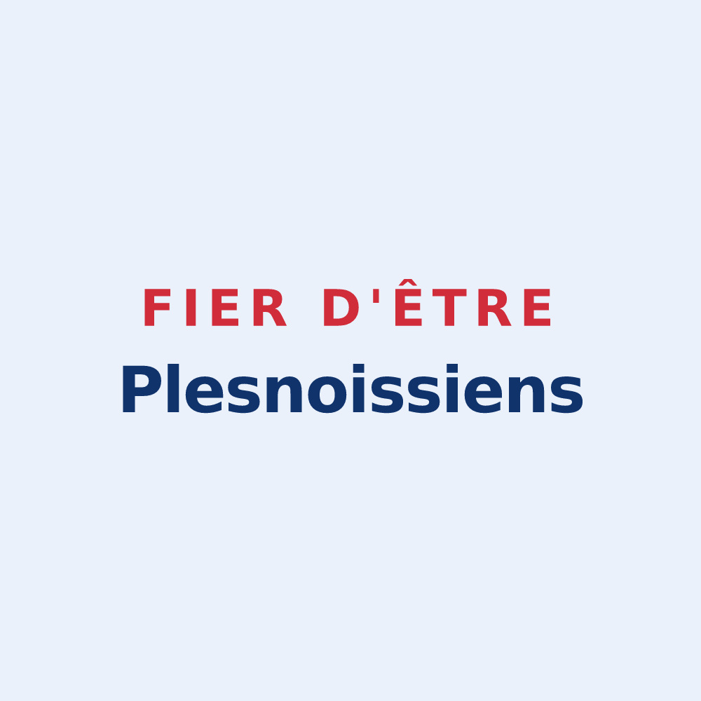 Sticker « Fier d'être Plesnoissiens » — design pour Plesnois