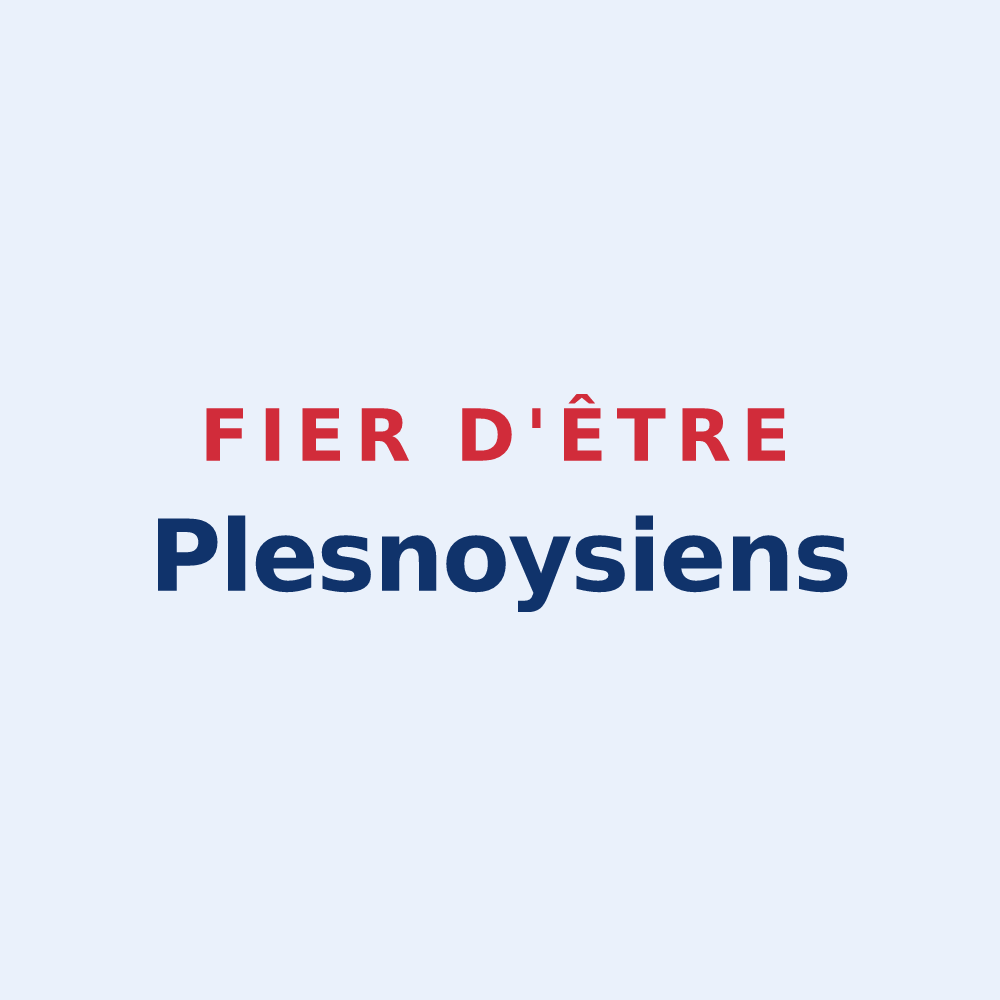 Sticker « Fier d'être Plesnoysiens » — design pour Plesnoy