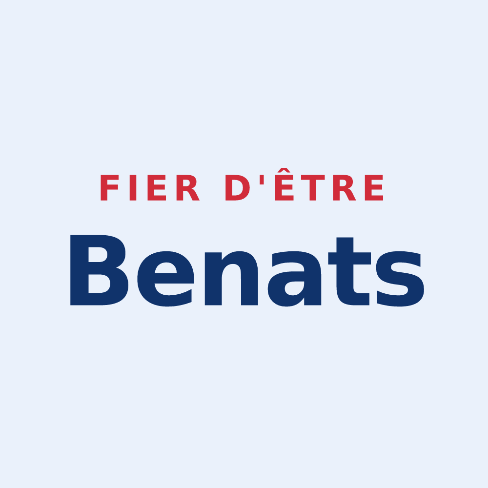 Sticker « Fier d'être Benats » — design pour Plessis-Saint-Benoist