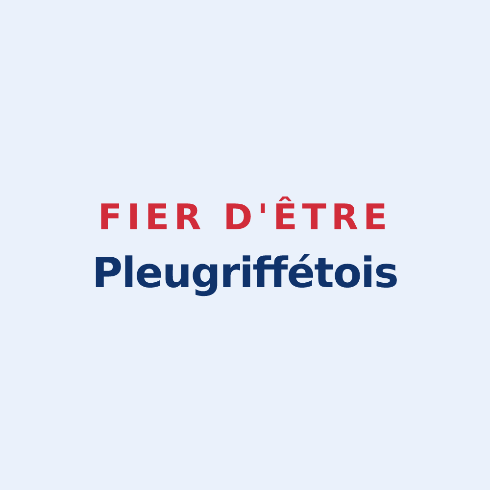 Sticker « Fier d'être Pleugriffétois » — design pour Pleugriffet