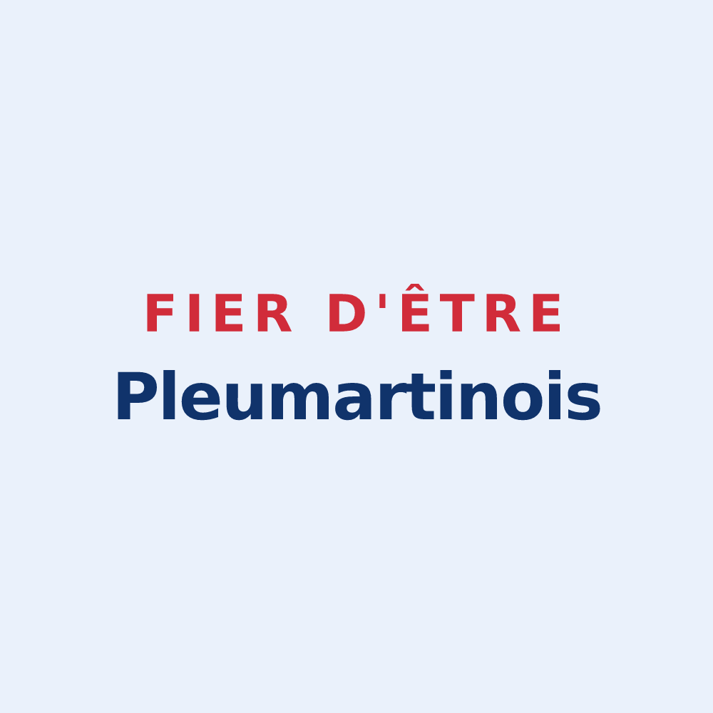 Sticker « Fier d'être Pleumartinois » — design pour Pleumartin