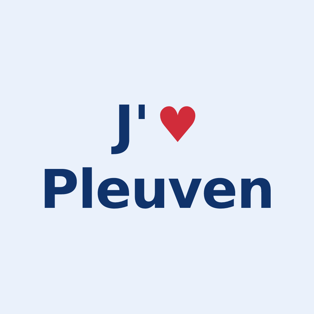 Sticker personnalisé Pleuven — design J'aime Pleuven