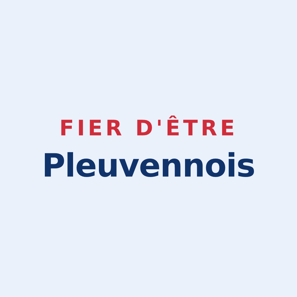 Sticker « Fier d'être Pleuvennois » — design pour Pleuven