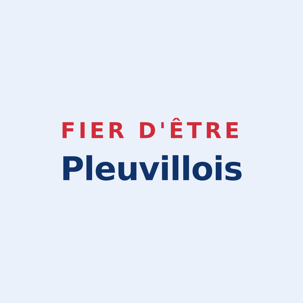 Sticker « Fier d'être Pleuvillois » — design pour Pleuville