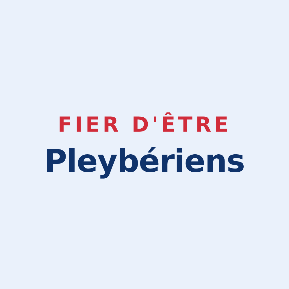 Sticker « Fier d'être Pleybériens » — design pour Pleyber-Christ