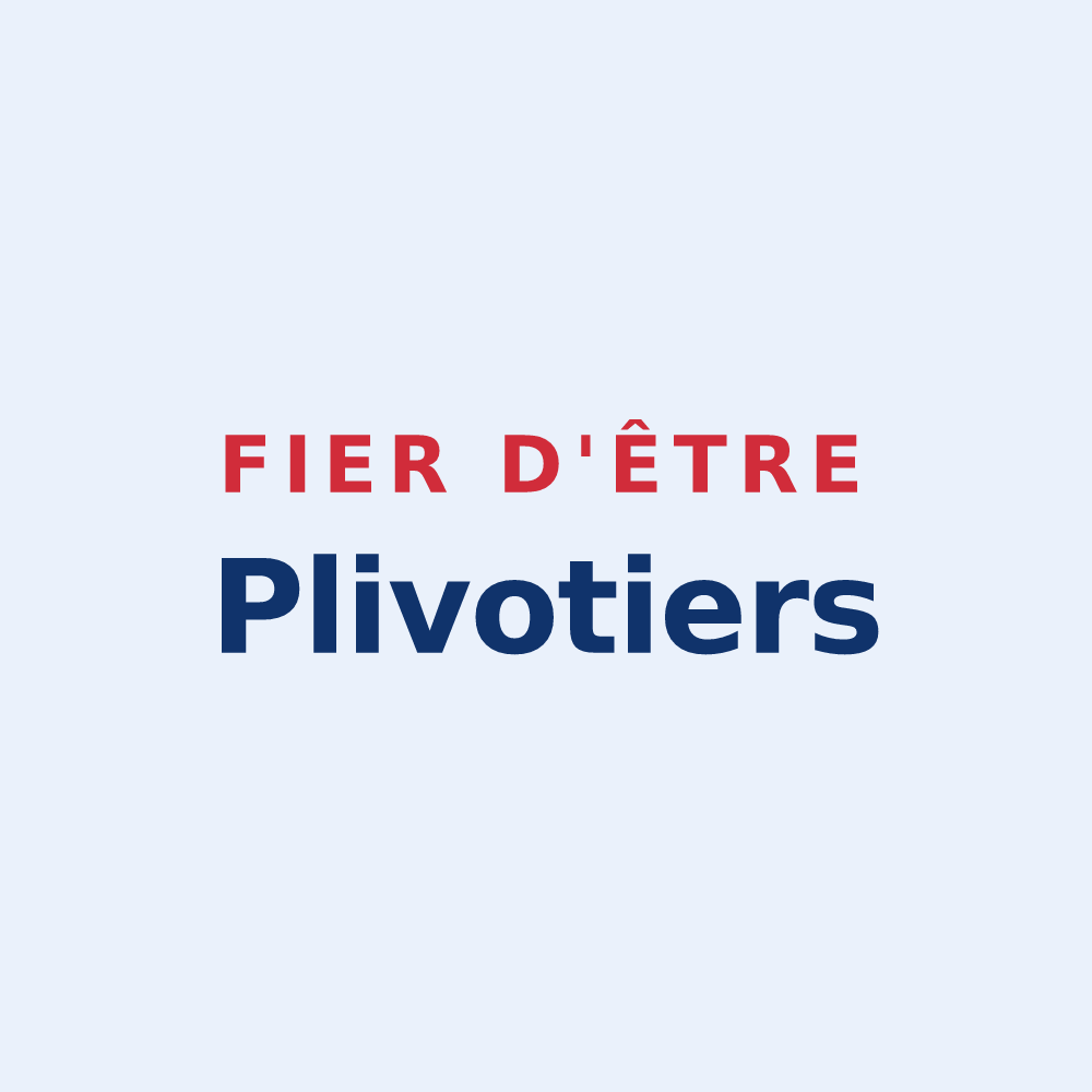 Sticker « Fier d'être Plivotiers » — design pour Plivot