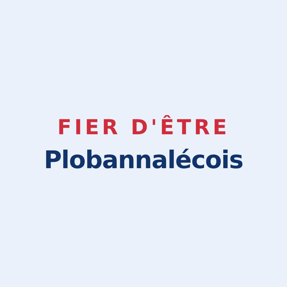Sticker « Fier d'être Plobannalécois » — design pour Plobannalec-Lesconil