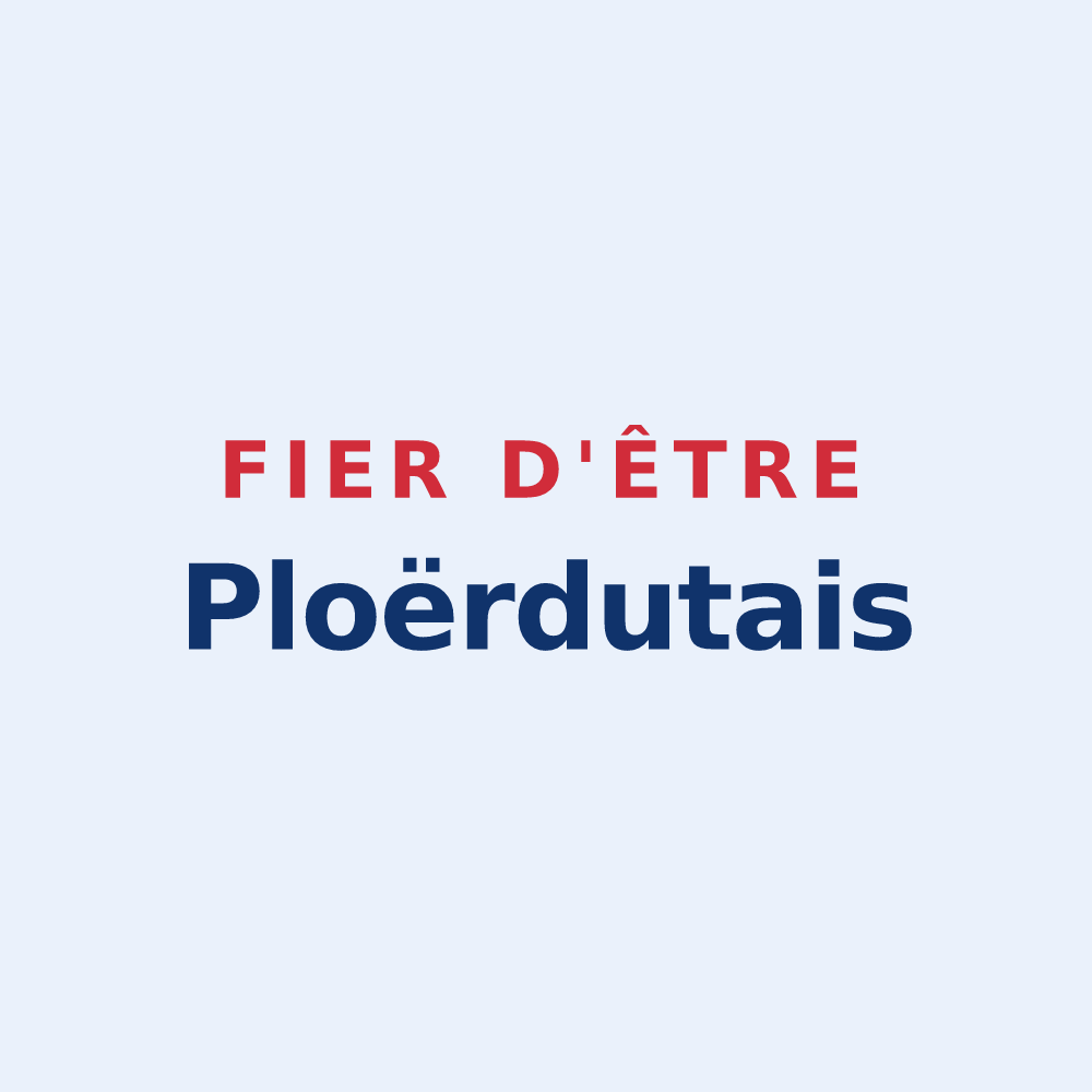 Sticker « Fier d'être Ploërdutais » — design pour Ploërdut