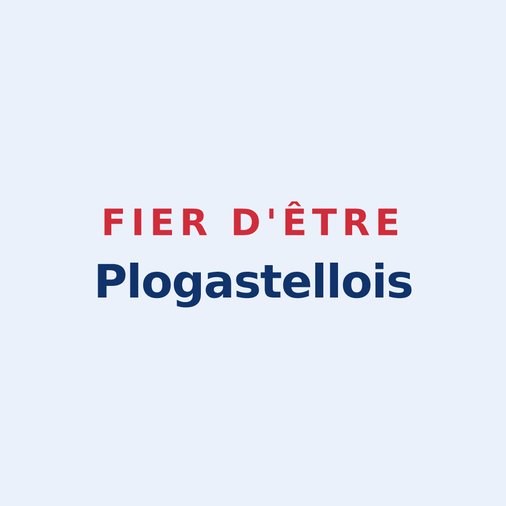 Sticker « Fier d'être Plogastellois » — design pour Plogastel-Saint-Germain