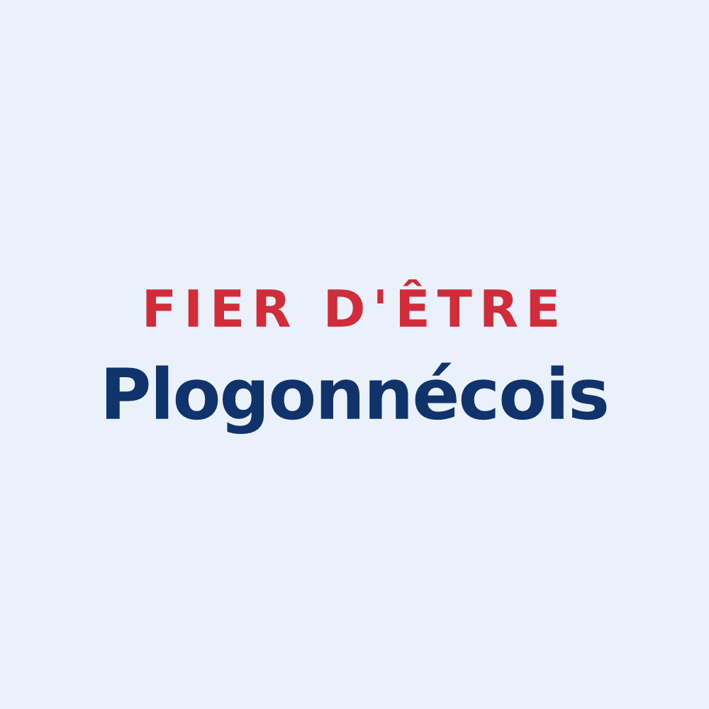 Sticker « Fier d'être Plogonnécois » — design pour Plogonnec