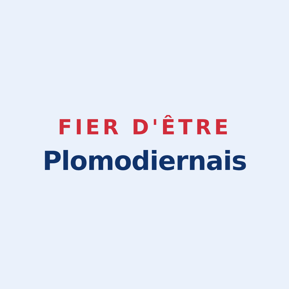 Sticker « Fier d'être Plomodiernais » — design pour Plomodiern