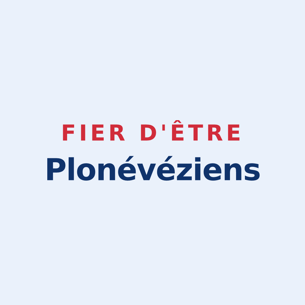 Sticker « Fier d'être Plonévéziens » — design pour Plonévez-du-Faou