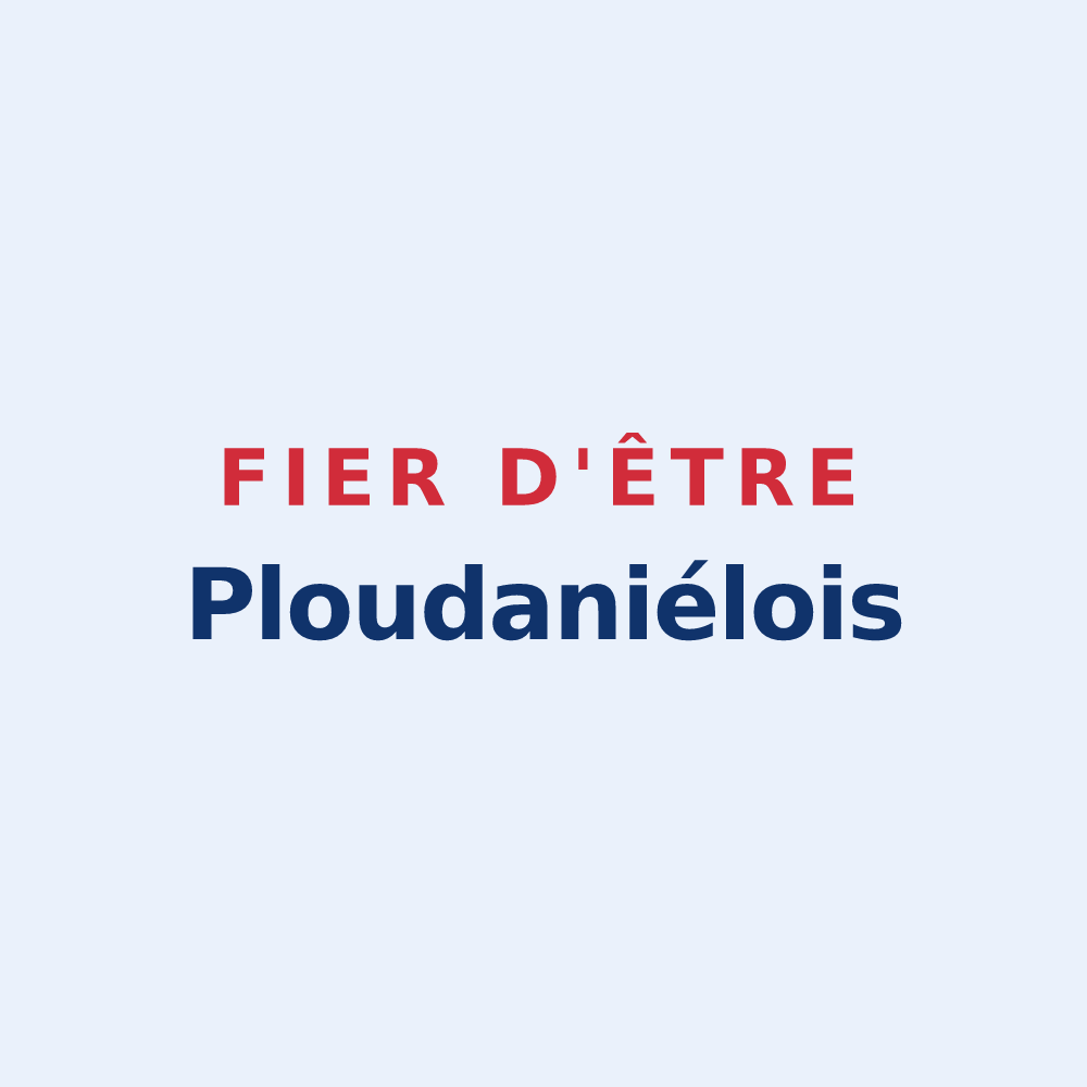 Sticker « Fier d'être Ploudaniélois » — design pour Ploudaniel