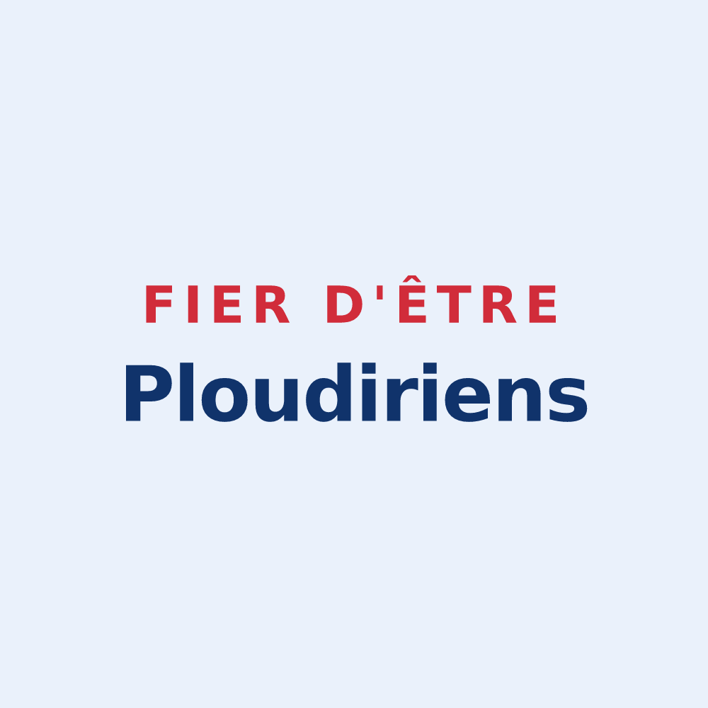 Sticker « Fier d'être Ploudiriens » — design pour Ploudiry
