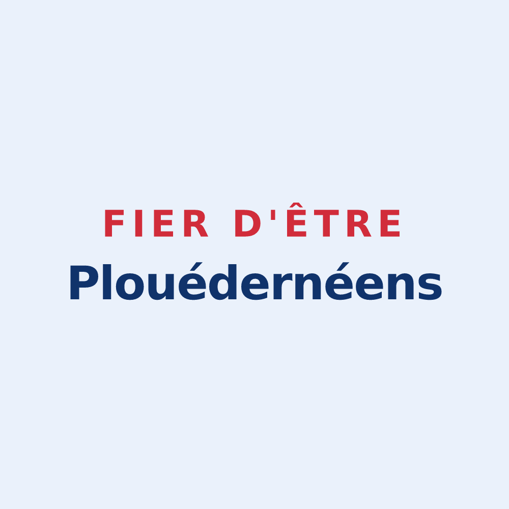 Sticker « Fier d'être Plouédernéens » — design pour Plouédern