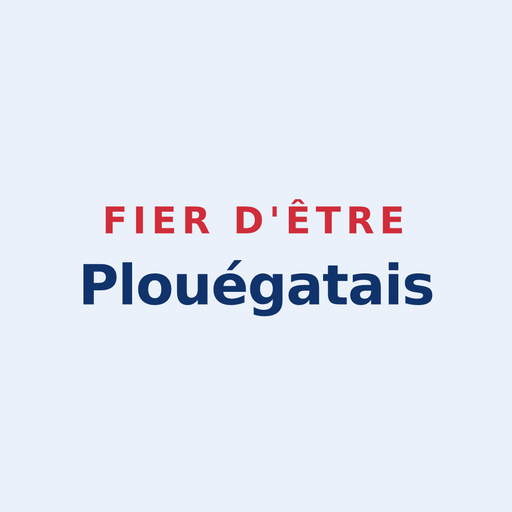 Sticker « Fier d'être Plouégatais » — design pour Plouégat-Moysan