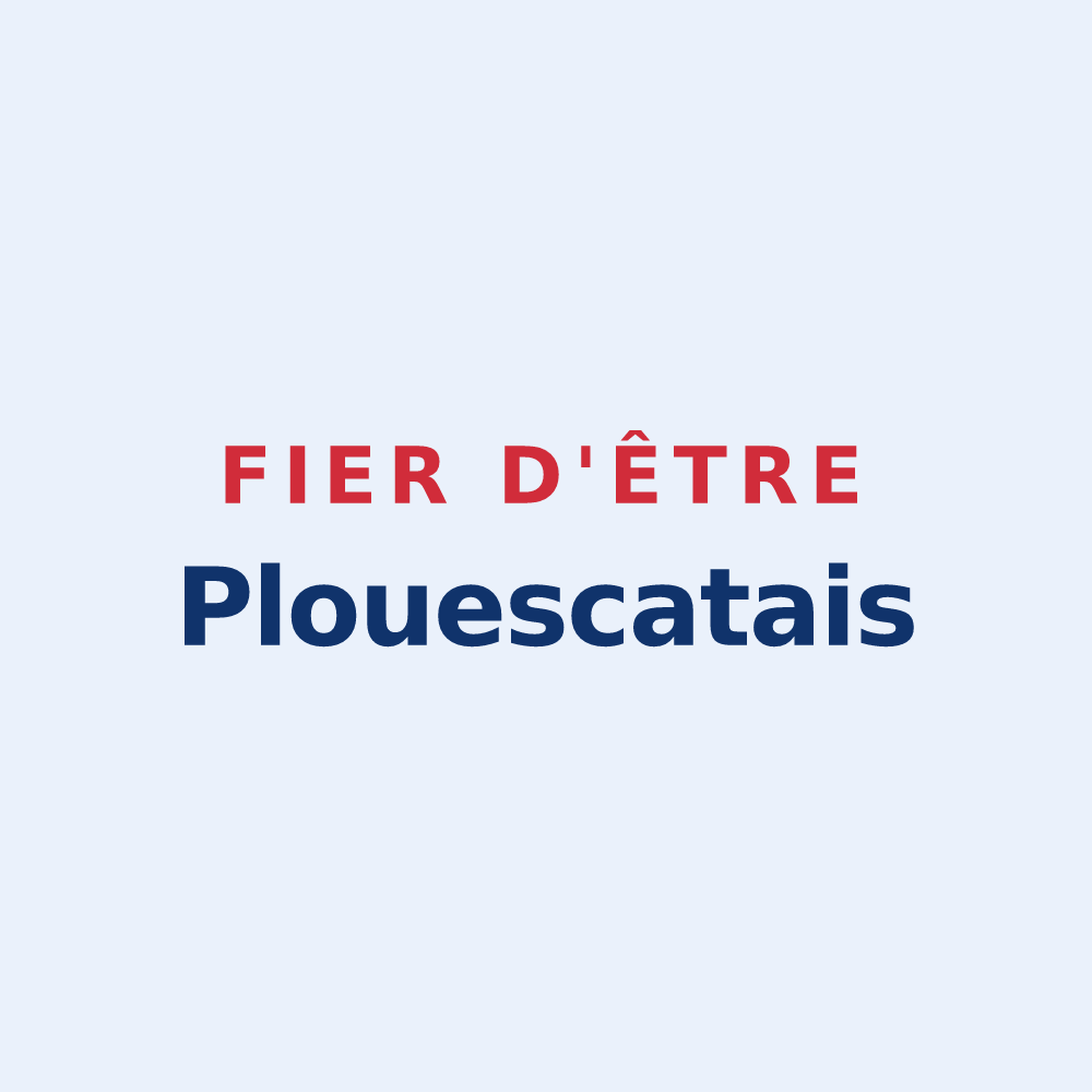 Sticker « Fier d'être Plouescatais » — design pour Plouescat